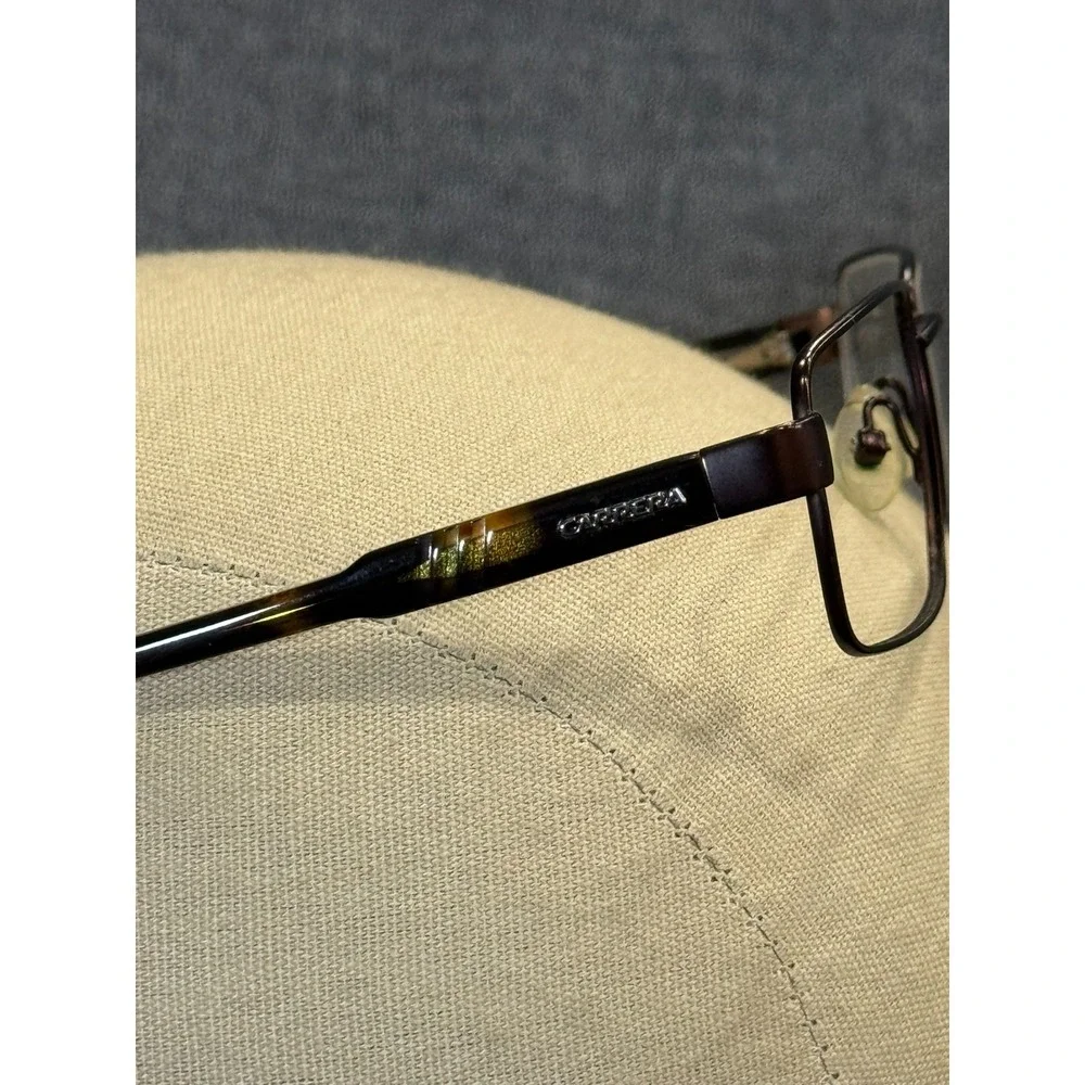Carrera By Safilo CA7572 5BZ Unisex Dark Brown Rectangular Eyeglass Frame Only